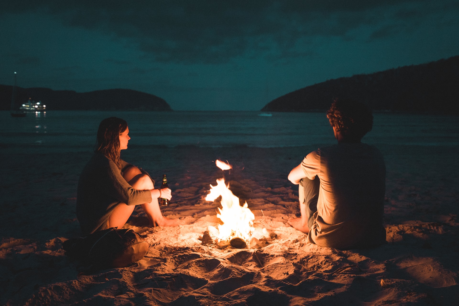 Stargazing next to a campfire is one of the things we used to enjoy before social media.